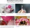Pink Balloons Arch Kit, 114 Pcs Hot Pink and White Balloons Garland Arch Kit for Baby Shower, Graduation, Wedding, Birthday, Valentine's Party Supplies Decoration